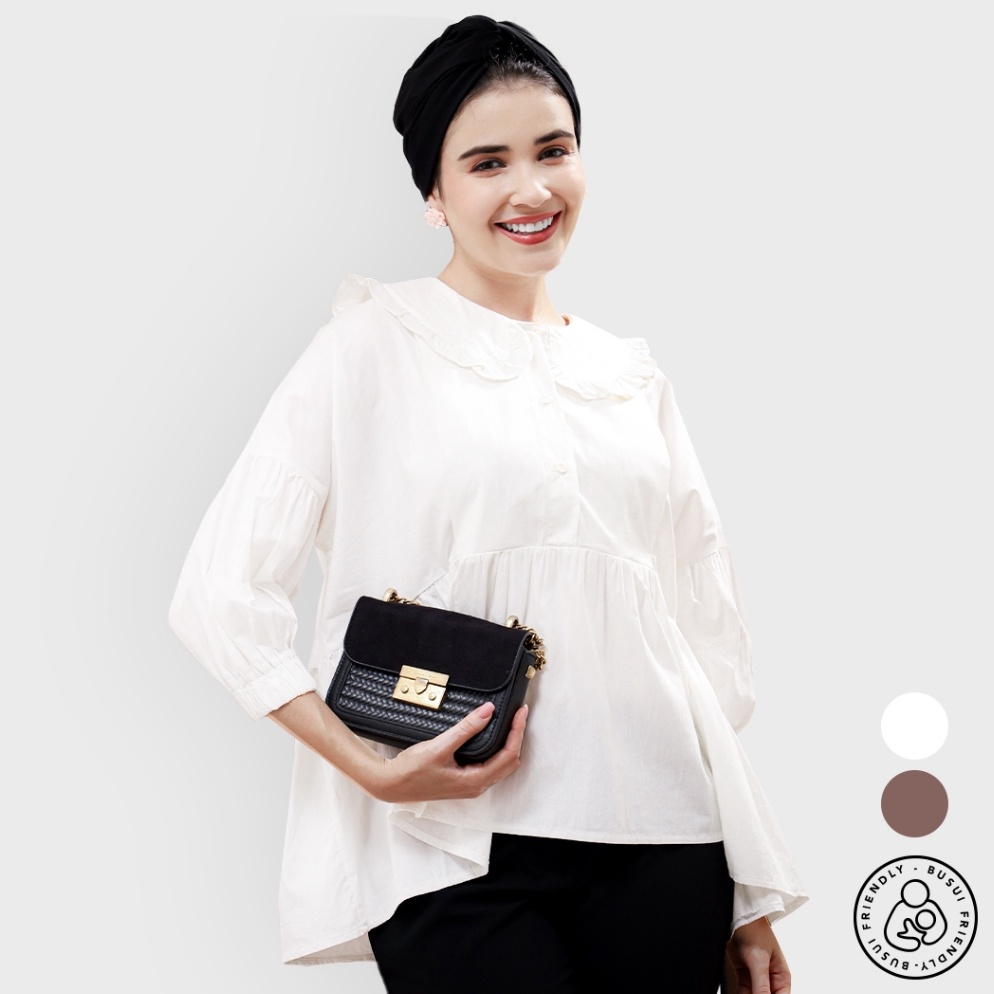 KODE S5V5 Mamibelle Catrin Baju Lebaran Ibu Hamil Busui Friendly Spesial Raya Series