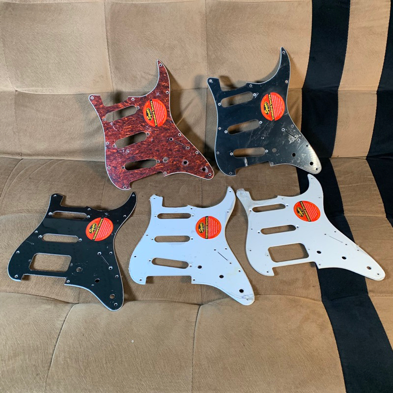 pickguard stratocaster original fender squier 3ply