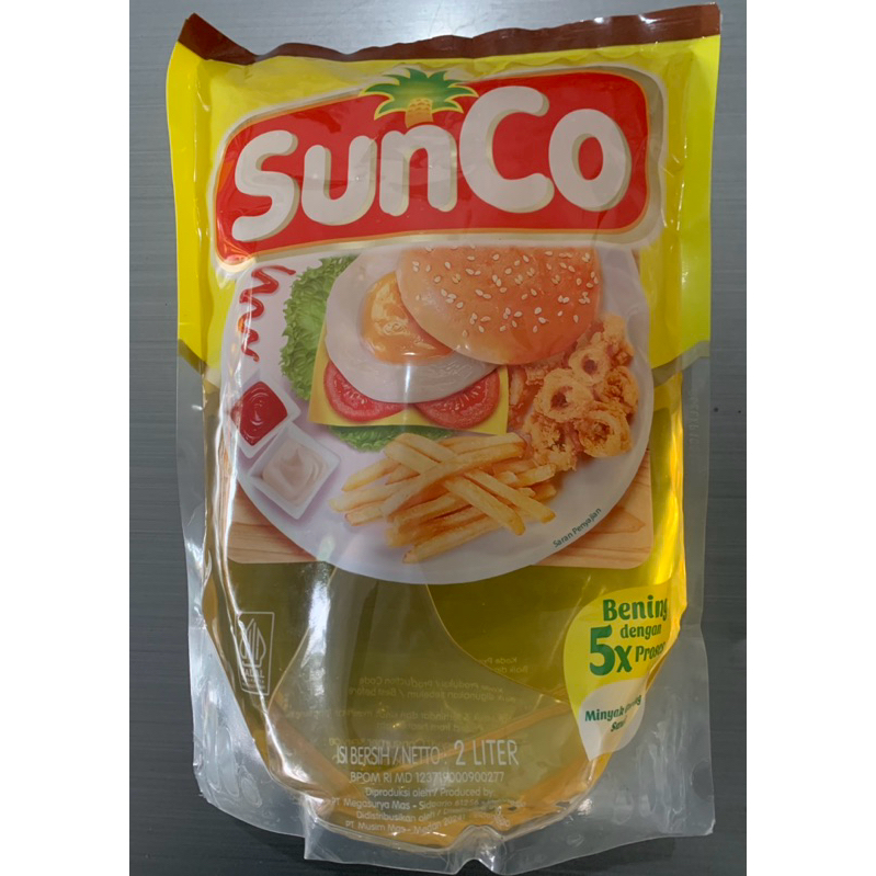 

SUNCO minyak pouch 2L & 1L