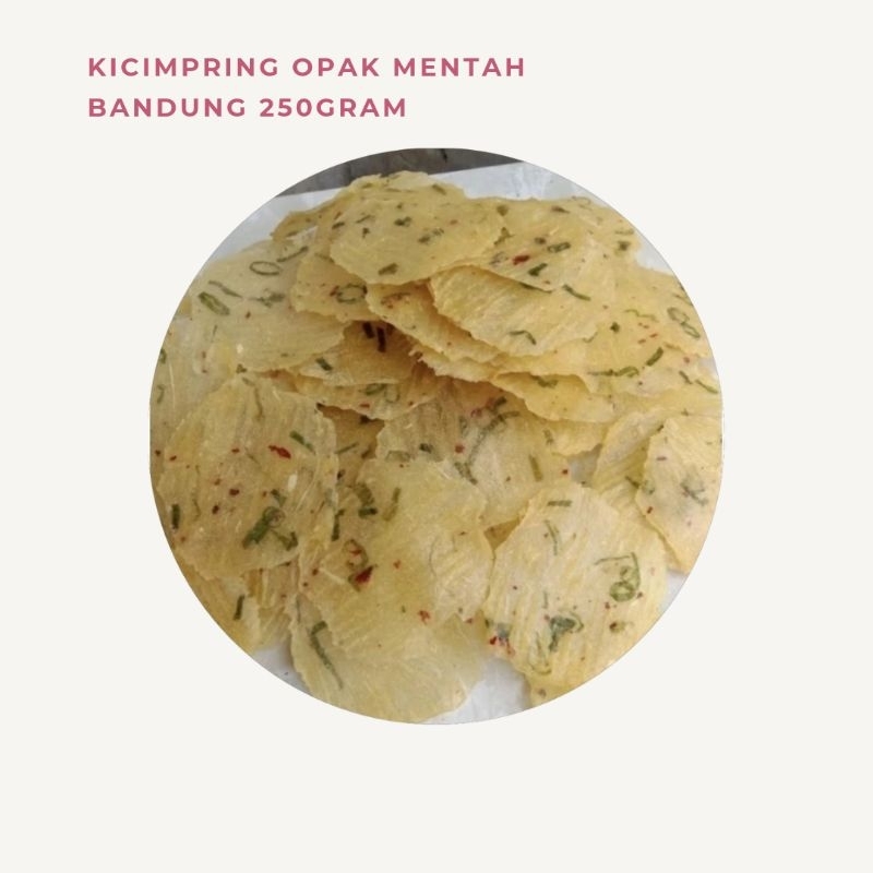 

kicimpring mentah opak bandung 250gram