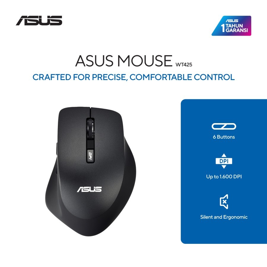 ASUS Mouse WT425 - Charcoal Black