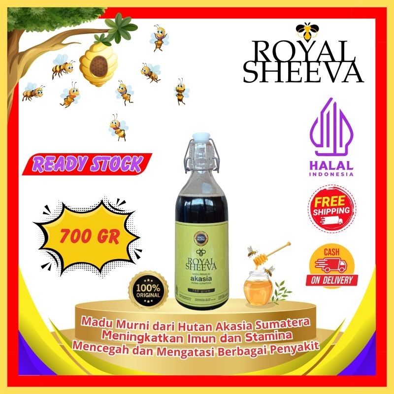 

Madu Murni 100% Royal Sheeva 700gr | Premium Halal MUI Asli dari Hutan Akasia Sumatera