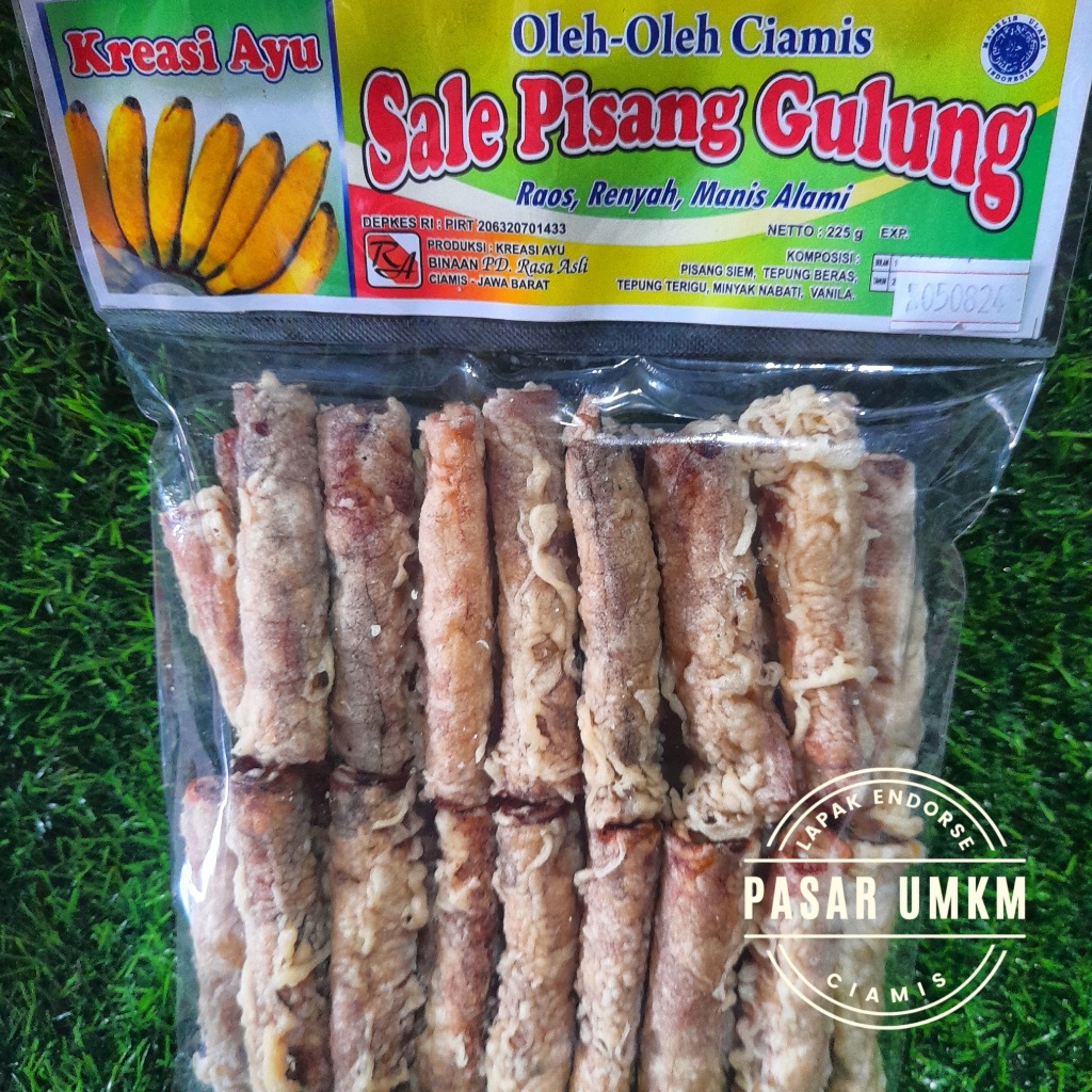 

Sale Pisang Gulung Kreasi Ayu Khas Ciamis 225gr