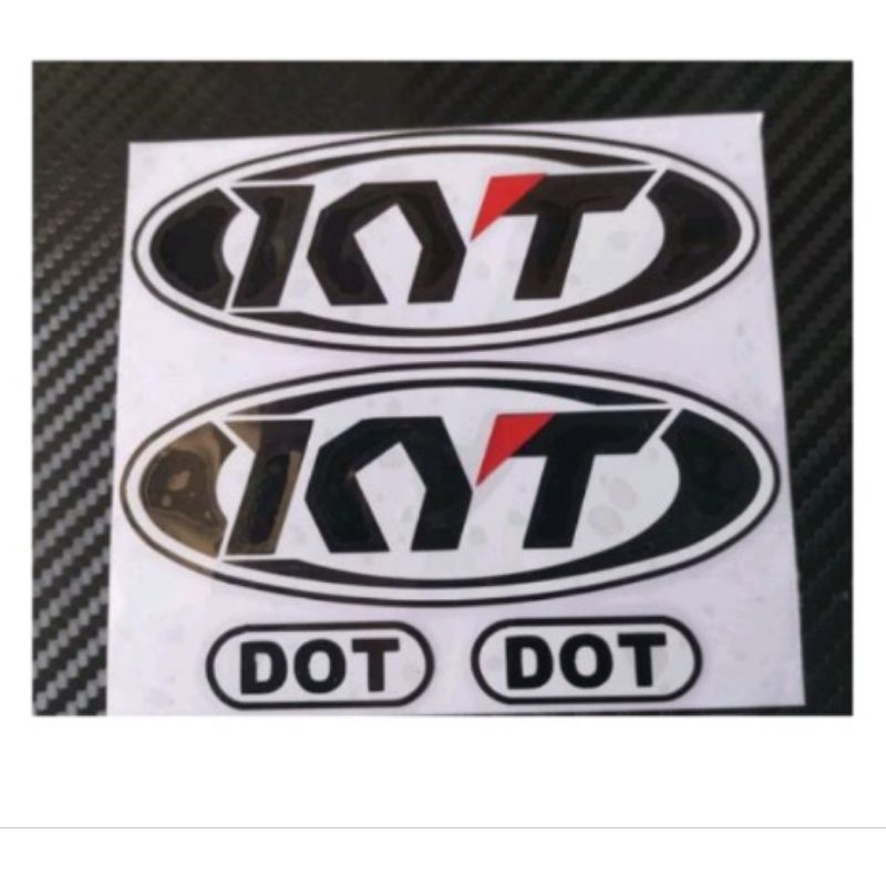 STICKER HELM KYT DOT