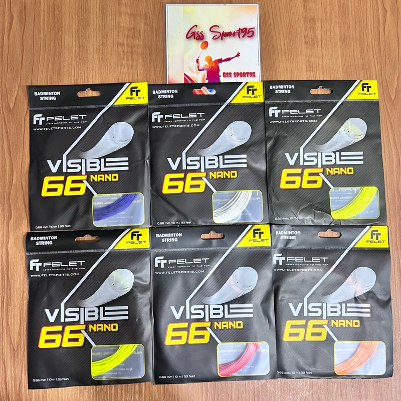 SENAR RAKET BADMINTON FELET VISIBLE NANO 66