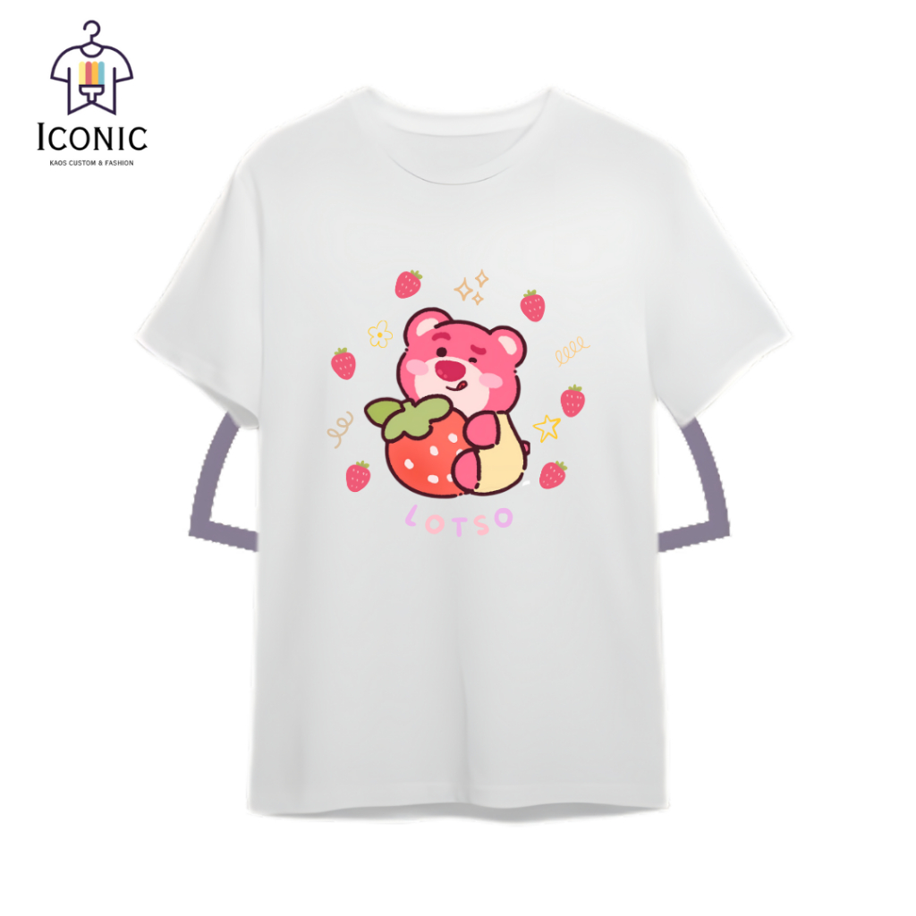 BAJU KAOS SABLON TOY STORY KARAKTER LOTSO