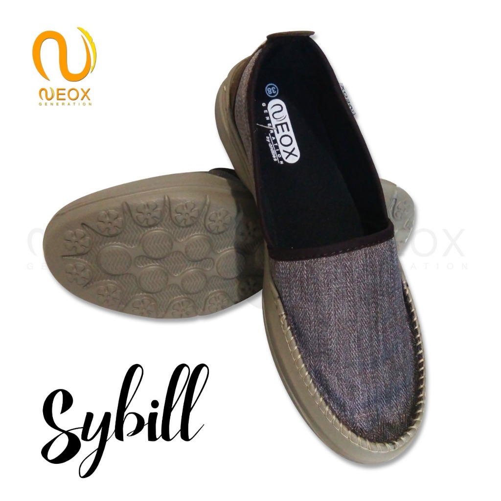 Sepatu Slip On Neox Ardiles SYBILL - Sepatu Wanita Casual Murah - Original