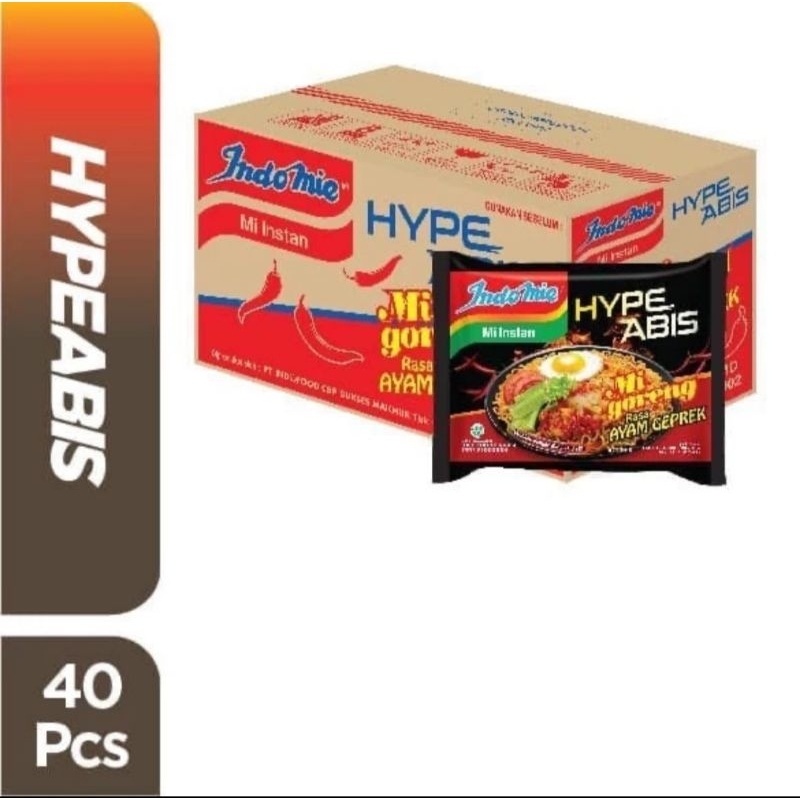1 Dus - Indomie mie goreng rasa ayam geprek isi 40 bks