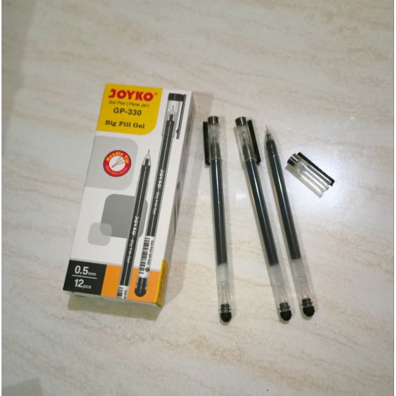

(12 PCS) PULPEN JOYKO GP-330 TINTA HITAM KETEBALAN 0,5 PERPAK