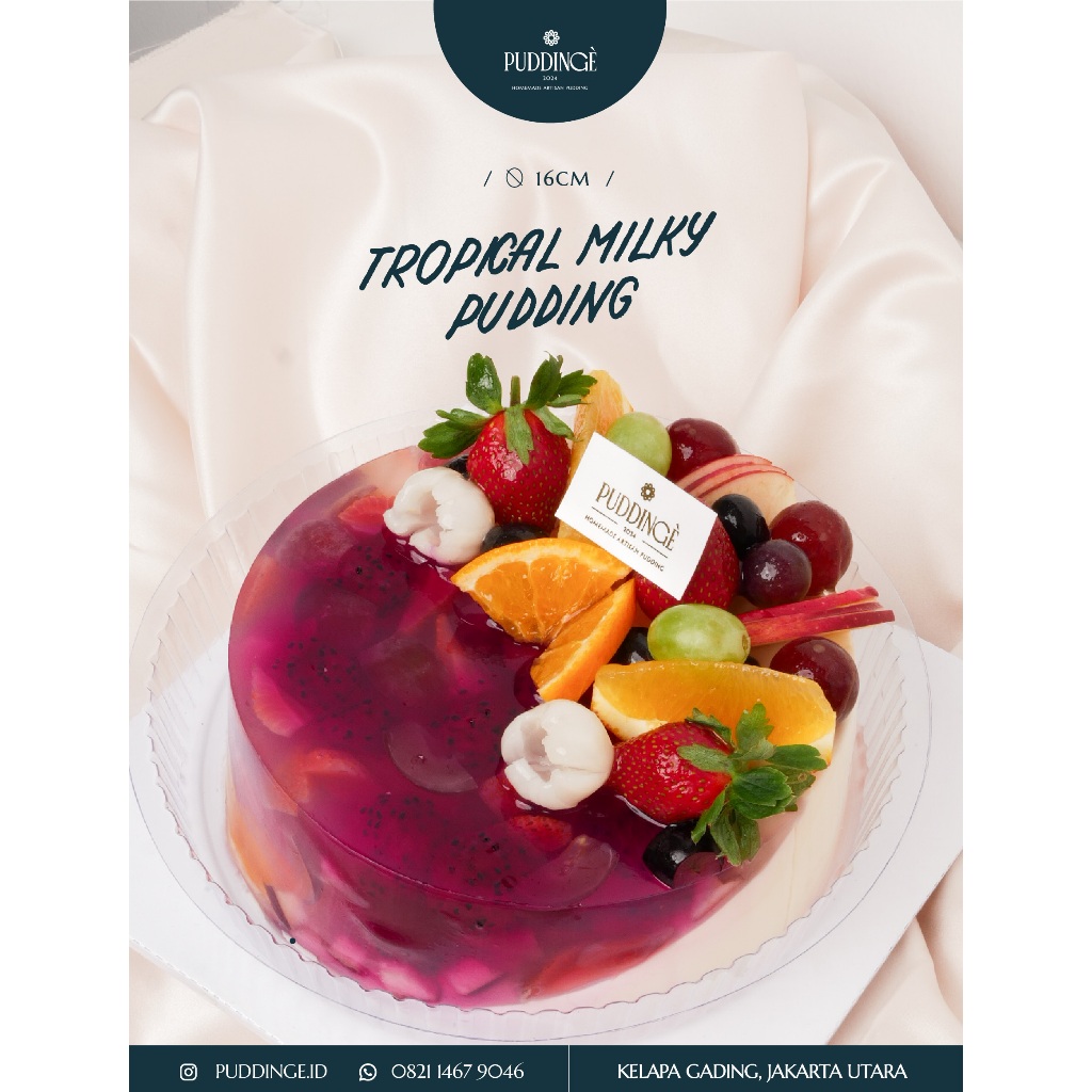 

TROPICAL MILKY PUDDING | PUDDINGE.ID