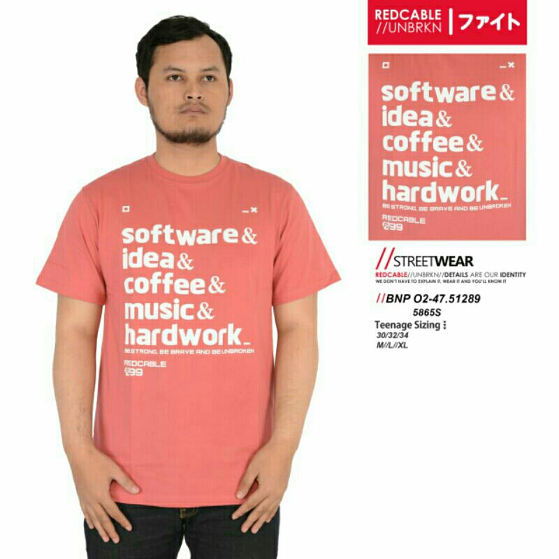Kaos pendek RedCable Original