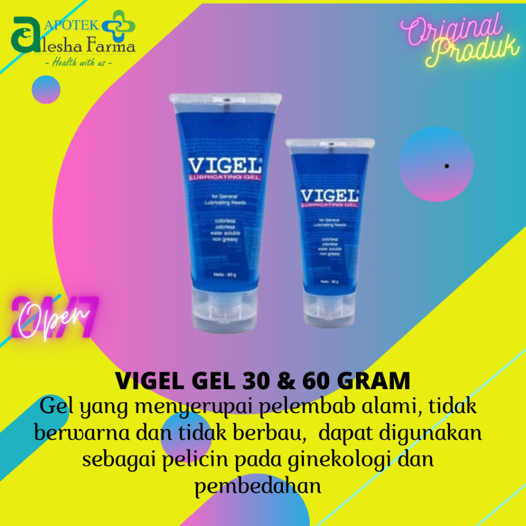 Vigel 30 gram | Vigel 60 gram | Lubricant