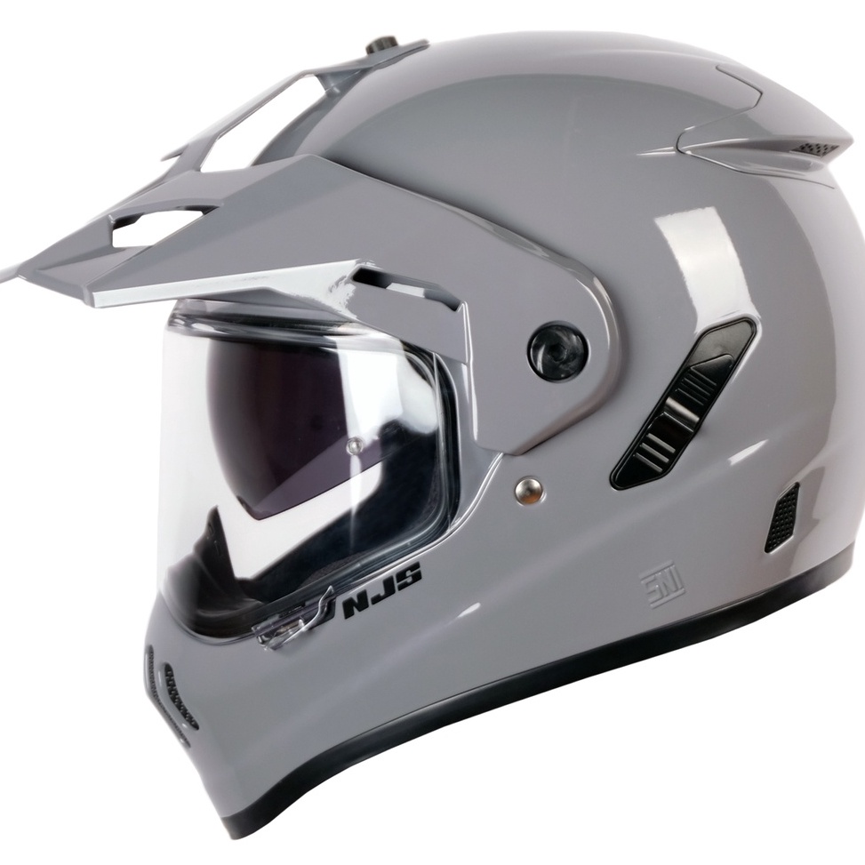 RECOMENDED NJS SCROSS SOLID  Helm Full Face