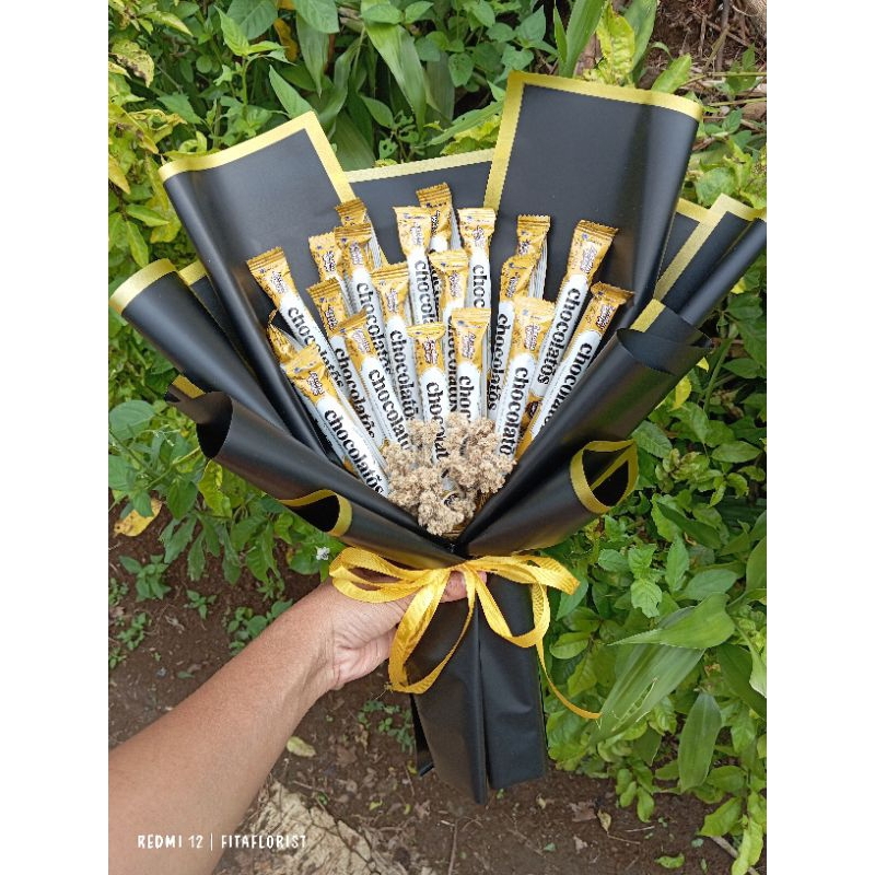 

Buket chocolatos / buket jajan / hadiah / kado / ultah