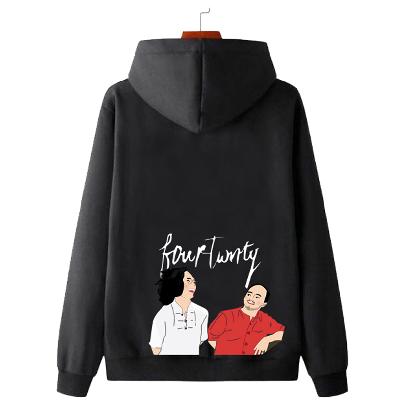 Hoodie Fourtwnty Ari Lesmana Hoodie Bahan Cotton Fleece | Jumper & Zipper Ready Stock
