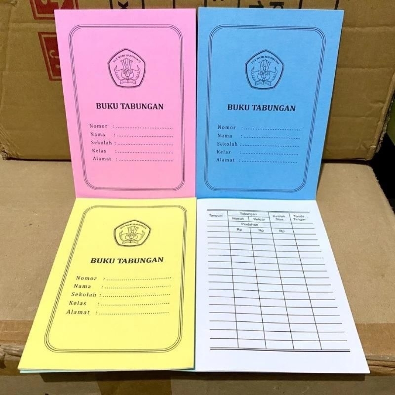 

Buku Tabungan Anak Sekolah Murah Bahan Tebal