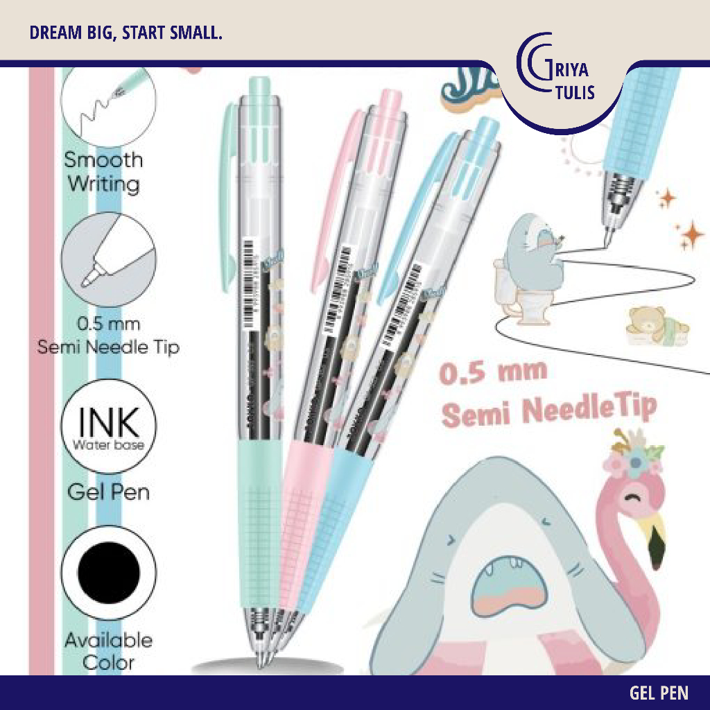 

Joyko Gel Pen Shally Pulpen Pena Gel 0.5mm GP-353