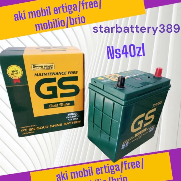 LANGSUNG ATC Aki Mobil Honda BrioMobilioFreed NS 4ZL aki kering MF aki mobil honda freedbriomobilio