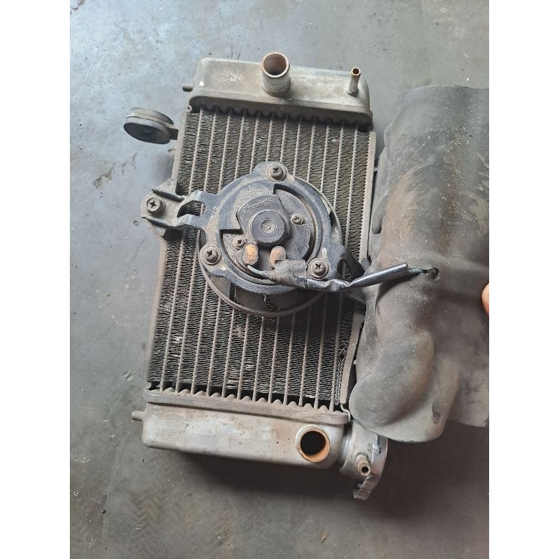 radiator dan kipas vixion old original