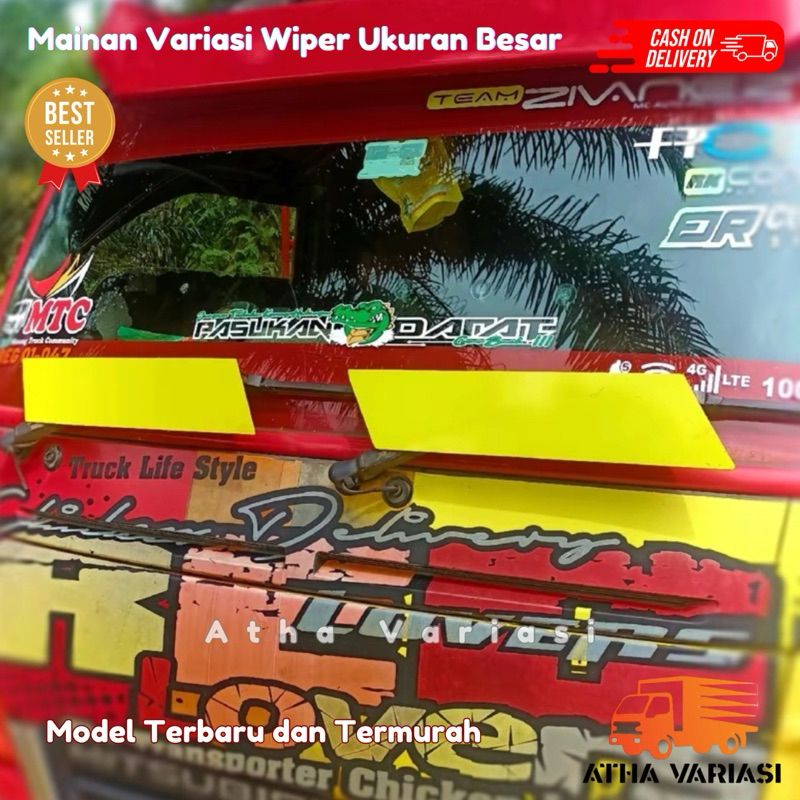 Variasi Wiper Wing Besar Komplit / Wiper Wing