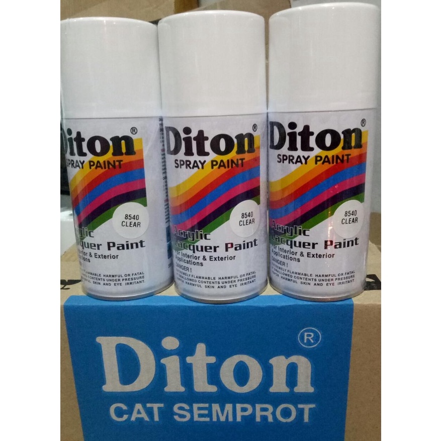 CHEKOUT pilok pilox diton clear 854 3cc bening clear pernis