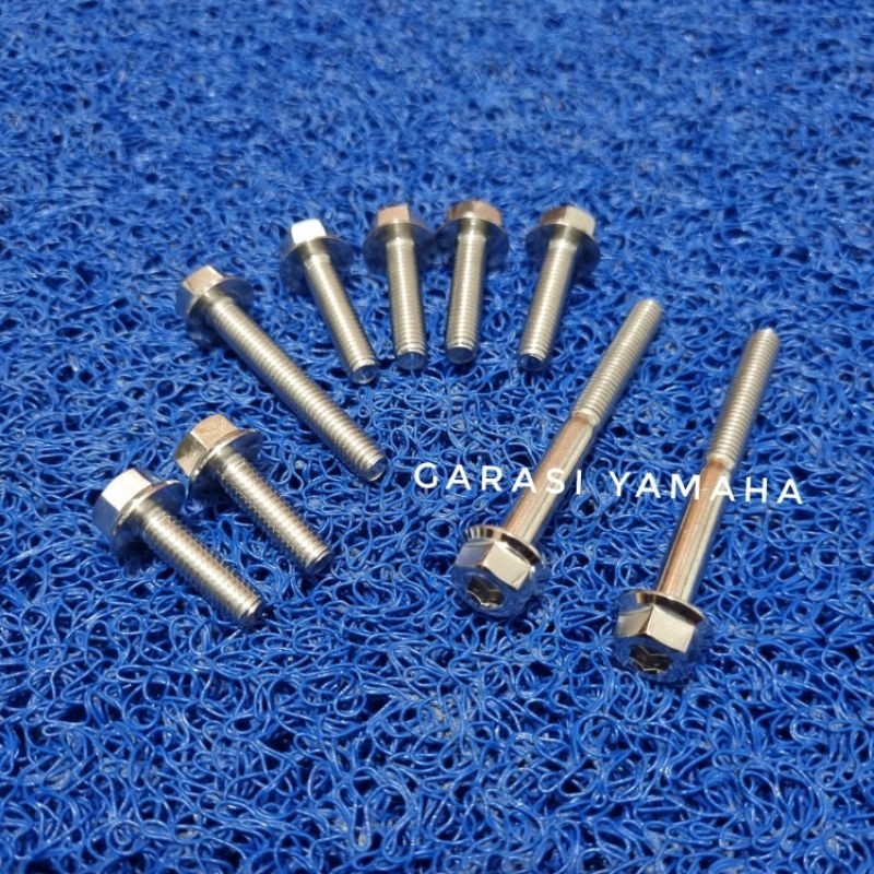 Baut bak cvt soul lama fino karbu stainless 2 kunci baut cvt mio soul baut block cvt baut bak cvt