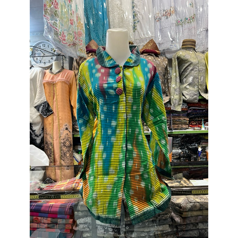 Tunik Jumputan Batik Palembang | OBRAL
