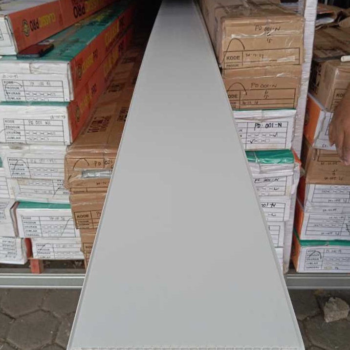 Lariz Plafon Pvc Putih Polos Doff Classic Pro