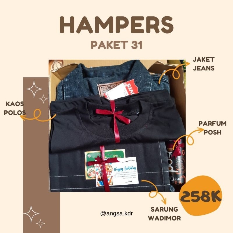 

HAMPERS COWOK / KADO COWOK / GIFTBOX COWOK / HAMPERS PRIA PAKET HAMPERS