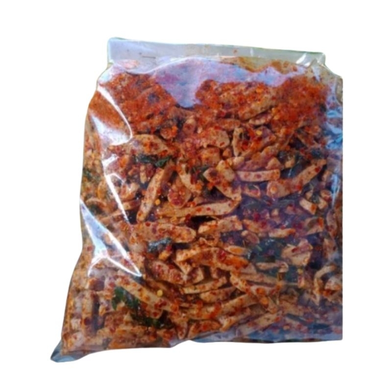 

Basreng Pedas Daun Jeruk 1kg Cemilan Baso Goreng Bandung