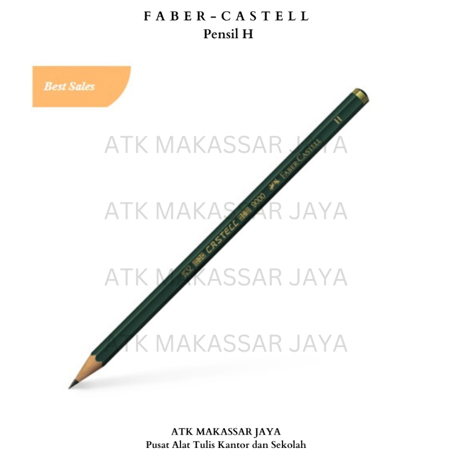 

Pensil Komputer / Graphite Pencil Faber Castell H