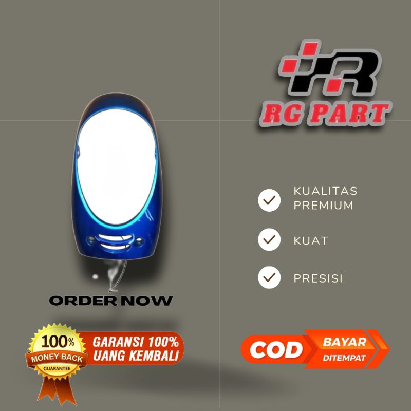 Tameng depan Scoopy fi biru 2015