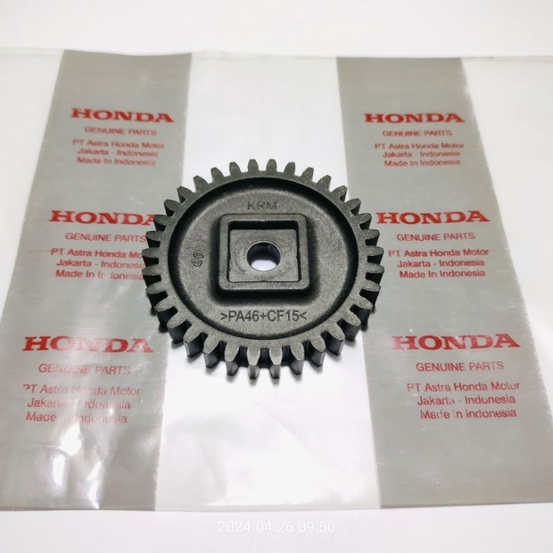 Pompa oli Assy Gear oil pump 34T Honda Verza Megapro Crf Original KRM