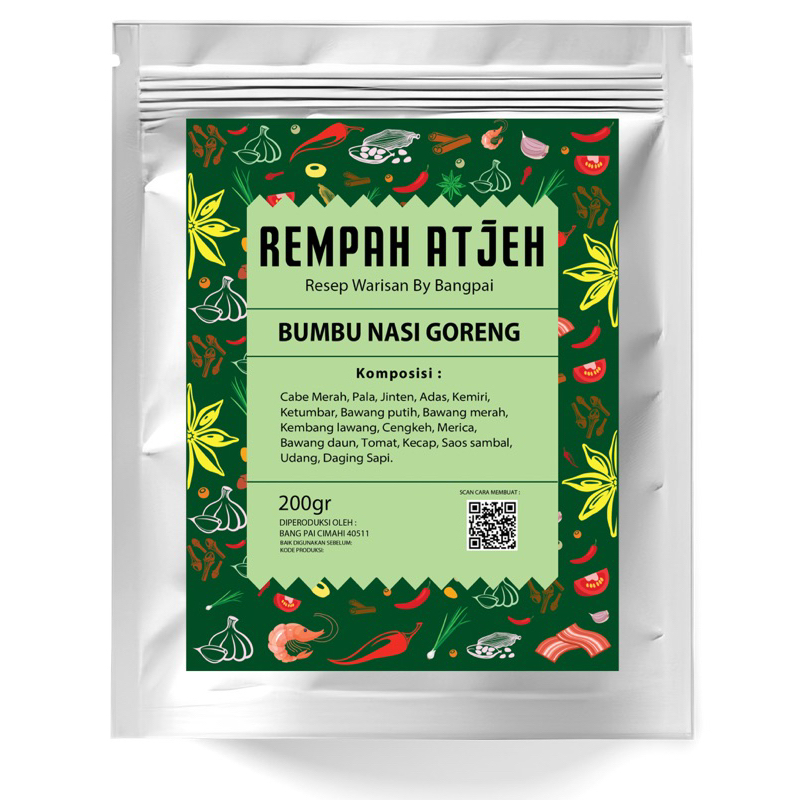

Bumbu Instan Nasi Goreng Aceh 200gr