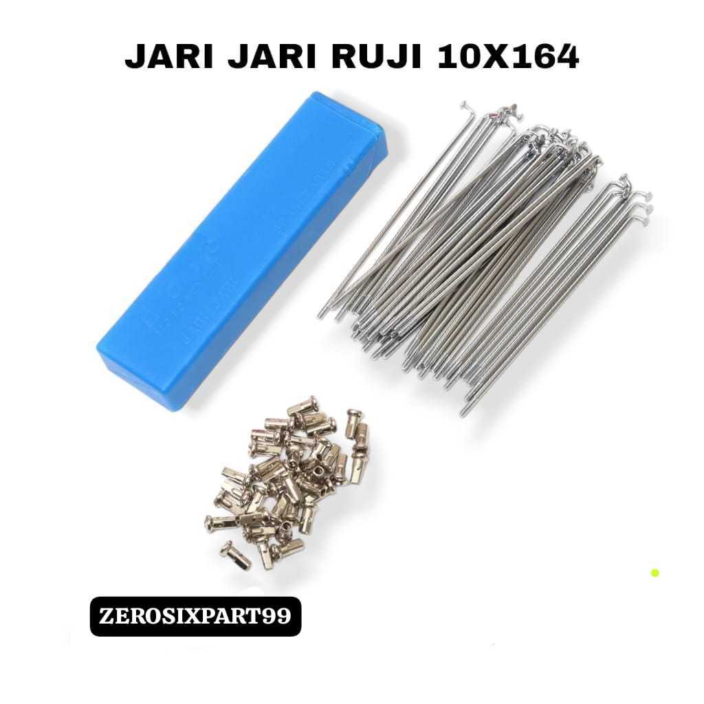 JARI JARI RUJI CROM CHROME VELG RING 17 DEPAN CAKRAM [ 10 X 164 ] MOTOR YAMAHA - VEGA R , FIZ R , JU