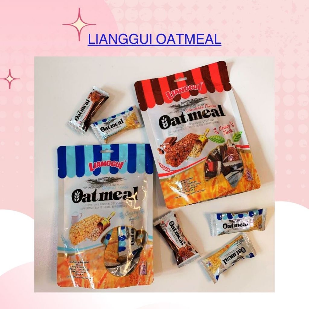 

Lianggui Oat Bar HALAL – Camilan Sehat Rasa Cokelat & Original | Snack Makanan Bergizi