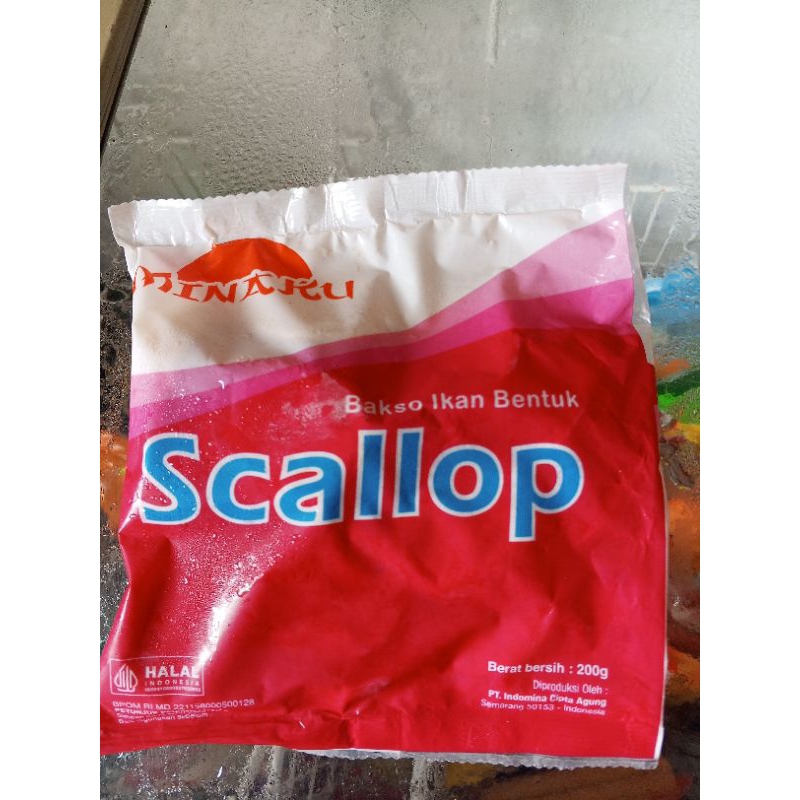 

Minaku Scallop | Olahan Ikan Bentuk Scallop 200g