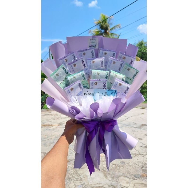 Buket Uang 20 lembar