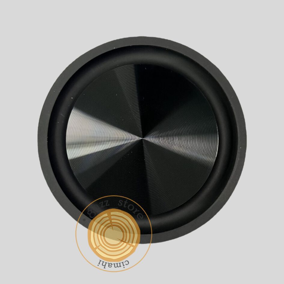 Passive Bass Radiator 3 inch Subwoofer Pasif - Hitam silver