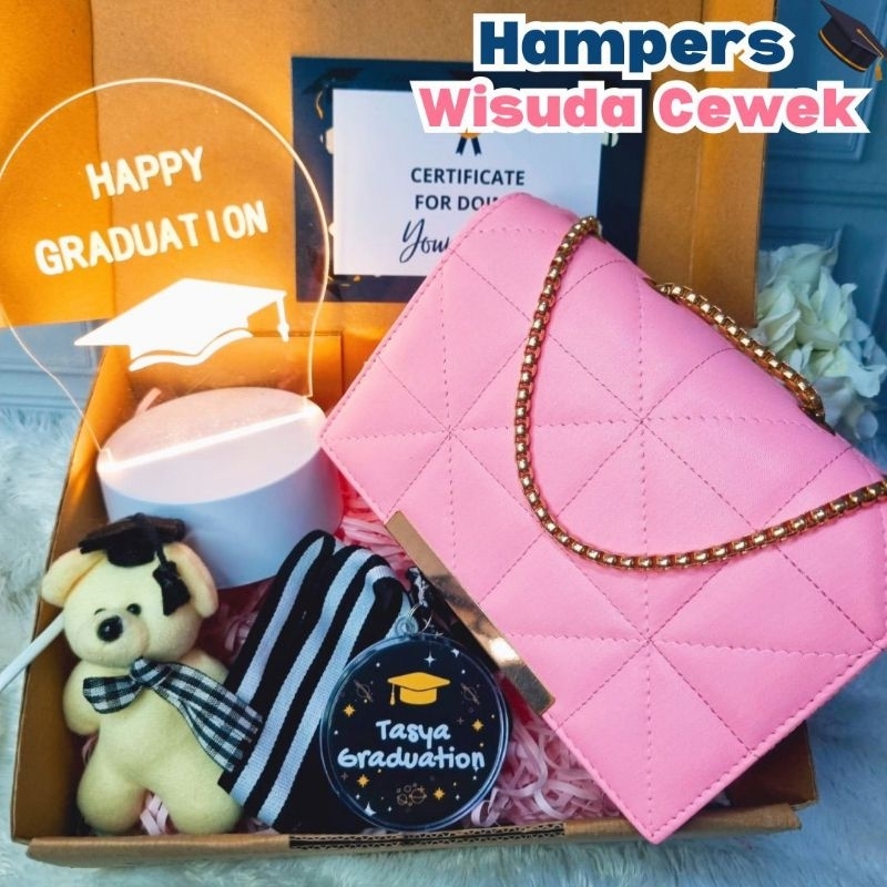 

Hampers Wisuda Tas Cewek / Kado Wisuda Cewek Graduation ( ABBY )