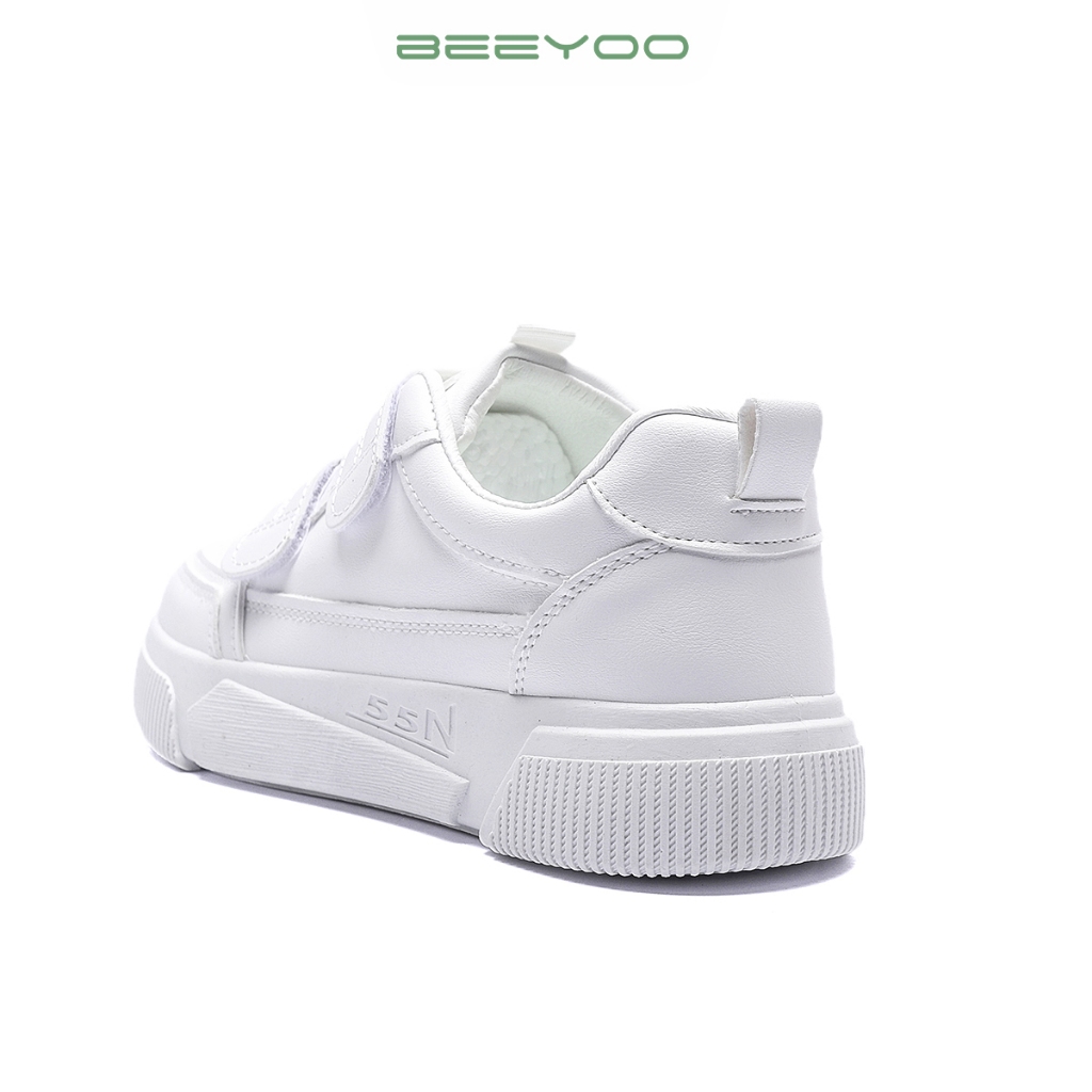 VALUE PACK Beeyoo Sepatu Wanita Tanpa Tali Sneakers Wanita Fashion Sport Shoes Kets Putih Polos
