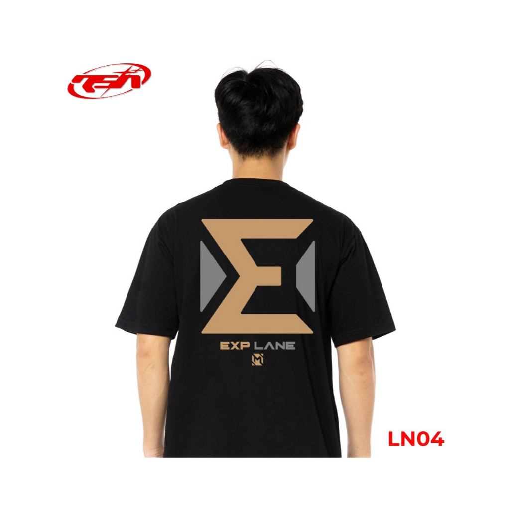 T shirt Mobile Legend Lane Exp Lane Kaos Bahan Distro Cotton Combed 30 s