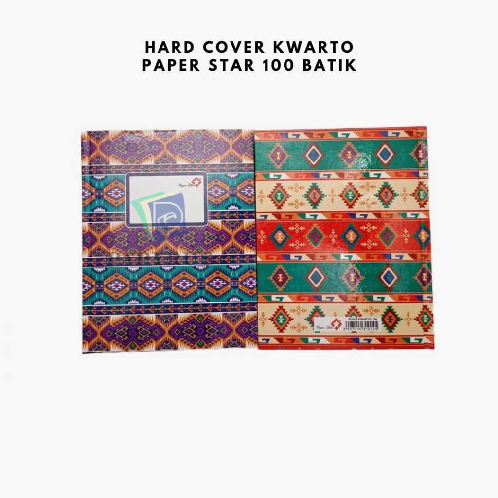 

BUKU HARD COVER BATIK / BUKU KWARTO / BUKU AKUTANSI / BUKU KEUANGAN / HARD COVER KWARTO PAPER STAR 100 BATIK