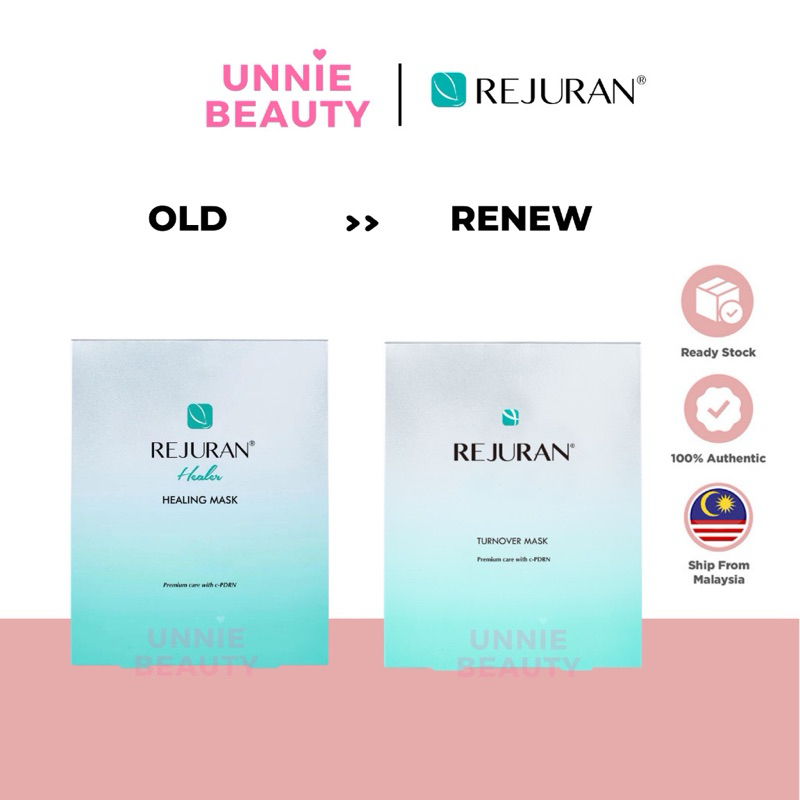Rejuran Turnover Healing Mask DNA Salmon - 100% ORIGINAL