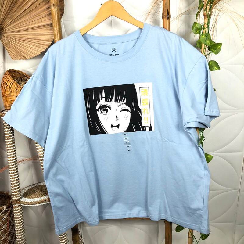 kaos lengan pendek wanita brand Nevada