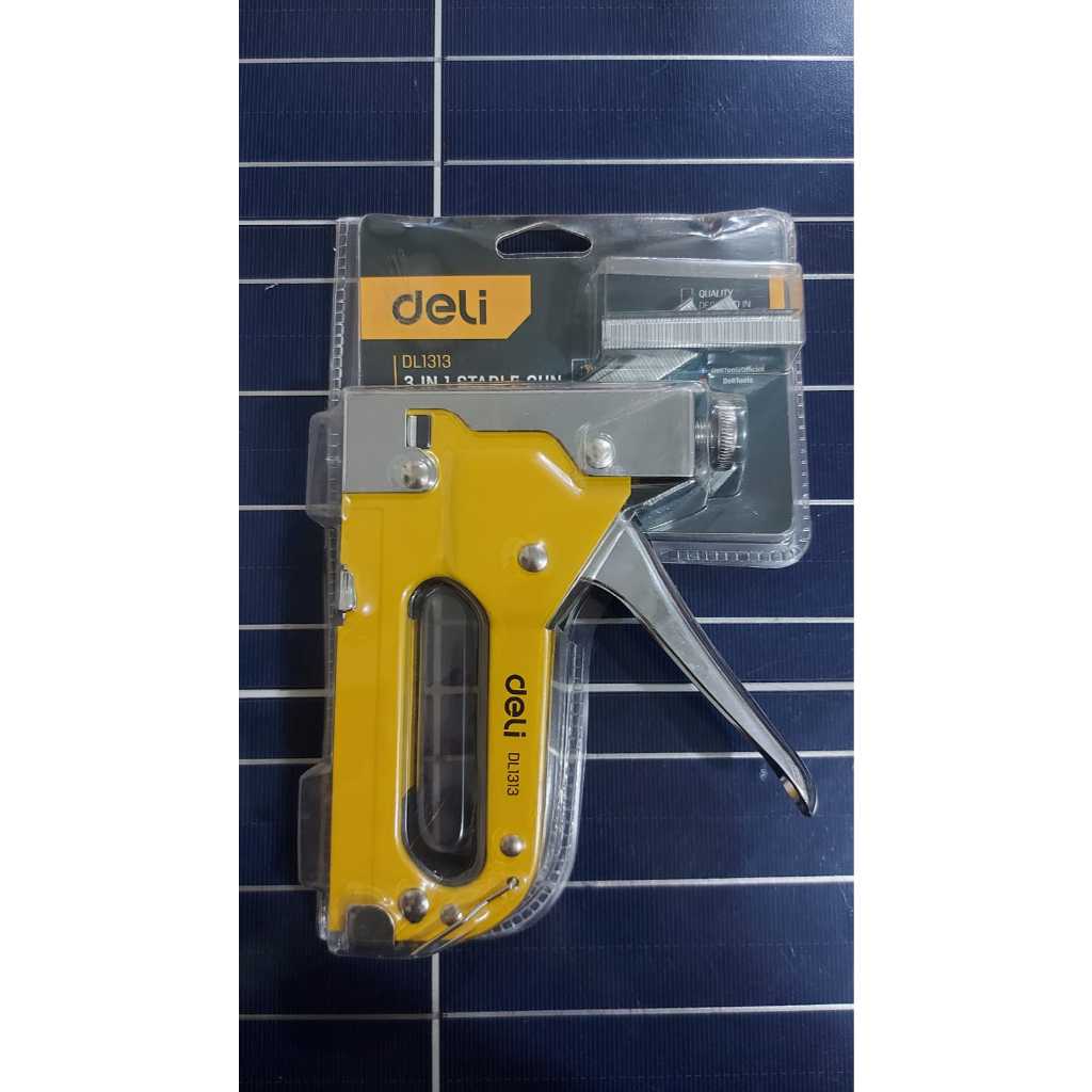 

Deli Staple Gun / Staples Tembak 3 in 1 Chromium Alat Perkakas DL1313