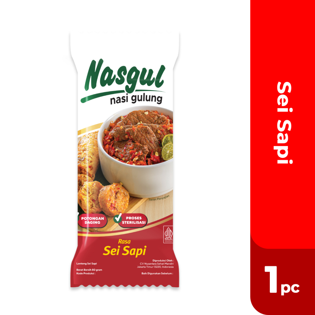

NASGUL Sei Sapi 80gr
