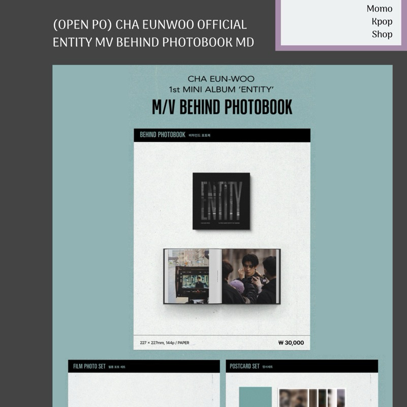 (OPEN PO) Cha Eunwoo Official MB Behind Photobook MD