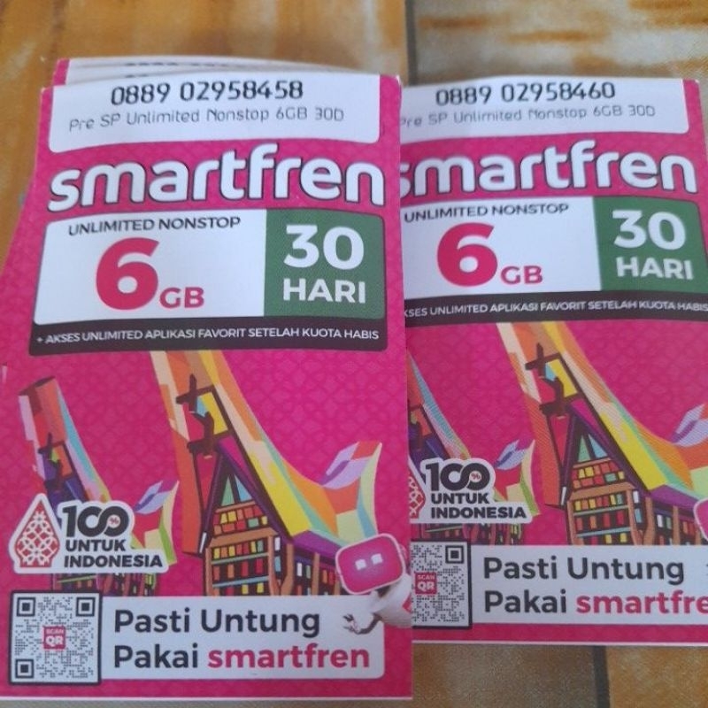 perdana smartfren 6 +15gb