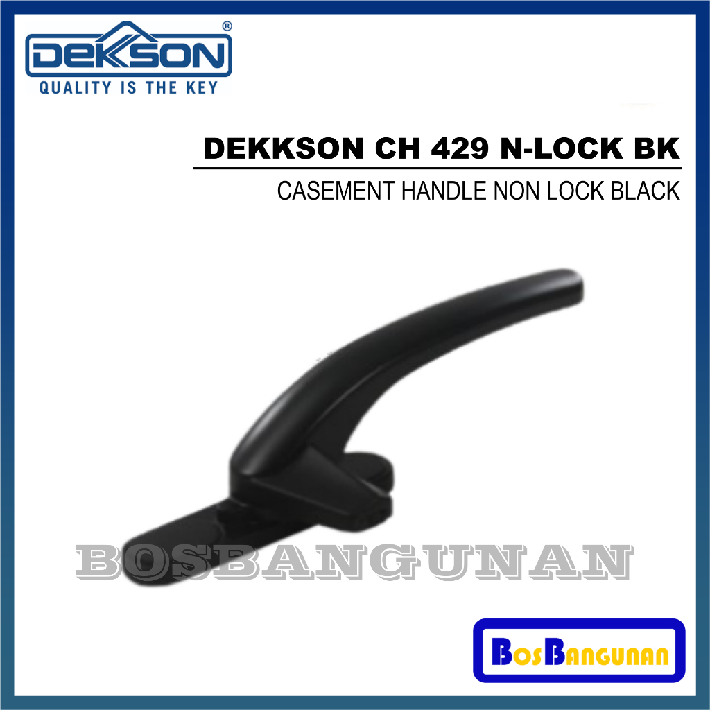 Rambuncis Slot Jendela DEKKSON / Casement Handle DEKKSON CH 429 N LOCK / Pengunci Jendela DEKKSON CH